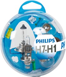 Bulb socket 12V Spare Kit H1/H7 fuse 10; 15; 20A PHI 55720EBKM_2