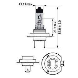 Light bulb H7 WhiteVision Ultra (1 pcs) 4200K 12V 55W_4