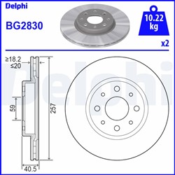 Brake disc BG2830_1