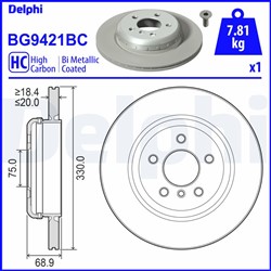 Divdaļīgs bremžu disks DELPHI BG9421BC (pārdošanas vienība - 1 gab.)_2