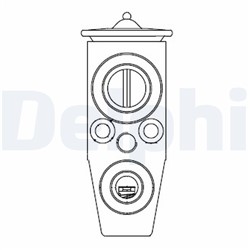 Kondicionieriaus išsiplėtimo vožtuvas, slopinimo purkštukas DELPHI CB1008V