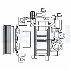 Kondicioniera kompresors DELPHI CS20474