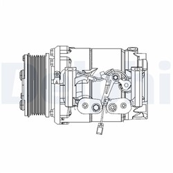 Konditsioneeri kompressor DELPHI CS20492