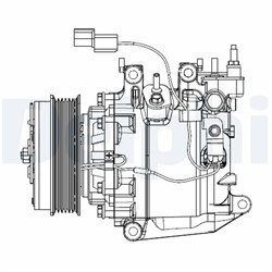 Kompresors, Gaisa kond. sistēma DELPHI CS20503_4