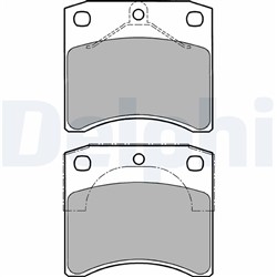 Brake Pad Set, disc brake LP1206_0