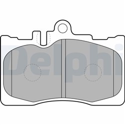 Brake Pad Set, disc brake LP1689