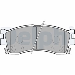 Brake Pad Set, disc brake LP1702_0