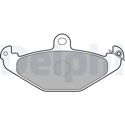 Brake Pad Set, disc brake LP1756