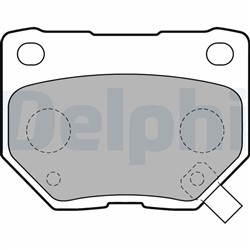 Brake Pad Set, disc brake LP1780