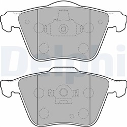Brake Pad Set, disc brake LP1821_2