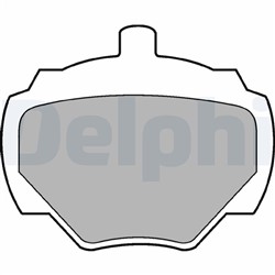 Brake Pad Set, disc brake LP0211