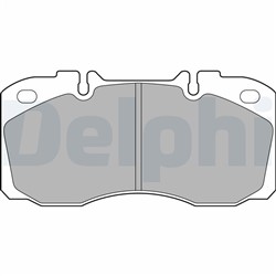 Brake Pad Set, disc brake LP2138