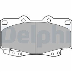 Brake Pad Set, disc brake LP2242