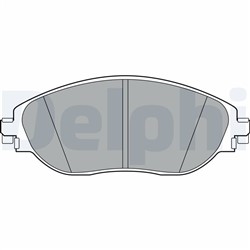 Brake Pad Set, disc brake LP3368_1