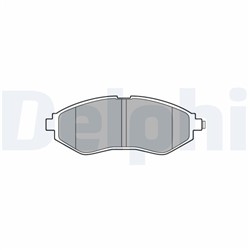 Bremžu kluču komplekts DELPHI LP3594