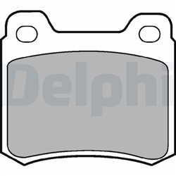 Brake Pad Set, disc brake LP0440