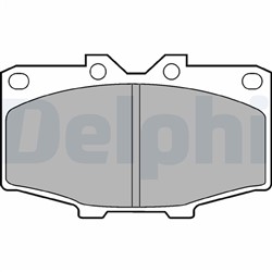 Brake Pad Set, disc brake LP0448