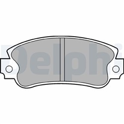 Brake Pad Set, disc brake LP0509_1