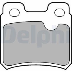 Brake Pad Set, disc brake LP0586_2