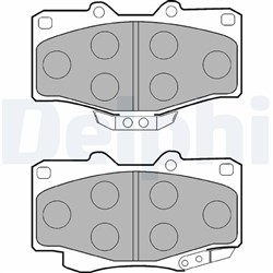 Brake Pad Set, disc brake LP0854