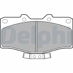 Brake Pad Set, disc brake LP0951