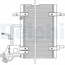 DELPHI Kliimasüsteemi kondensaator TSP0225011_2