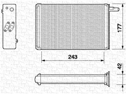 Šildymo radiatorius MAGNETI MARELLI 350218056000