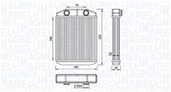 Heat Exchanger, interior heating 350218516000