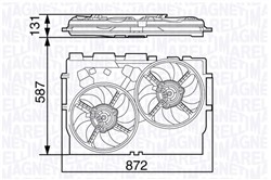 Fan, engine cooling 069422582010