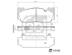 Brake Pad Set, disc brake FE172182_4