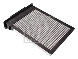 Cabin filter with activated carbon fits: CITROEN C1; PEUGEOT 107; TOYOTA AYGO, AYGO/HATCHBACK 1.0/1.4D 06.05-09.14