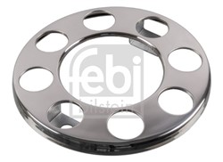 Wheel cap front/rear, material: steel,, silver, number of holes: 8, rim diameter: 19,5inch, diameter: 188/366mm