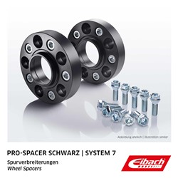 Wheel spacer 2x25mm PRO-SPACER series 7 5x120 65mm S90-7-25-018-B