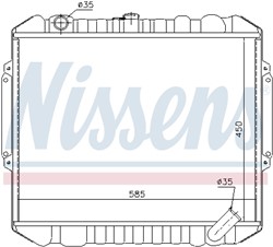 Variklio radiatorius NISSENS NIS 628953_4