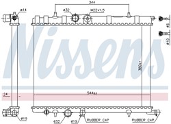 Variklio radiatorius NISSENS NIS 63502_8