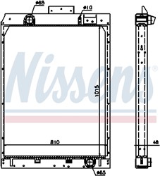 Variklio radiatorius NISSENS NIS 67165_0