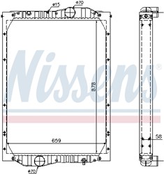 Variklio radiatorius NISSENS NIS 69603A_0