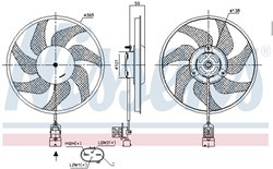 Вентилятор, система охолодження двигуна NISSENS NIS 850048_5