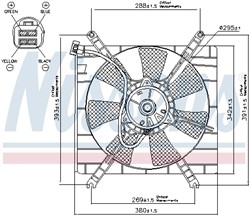 Radiaatori ventilaator NISSENS NIS 85414