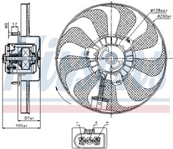 Fan, engine cooling NIS 85684_5