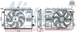 Fan, engine cooling NIS 85973