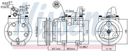 NISSENS Kompressor, kliimaseade NIS 890059_9
