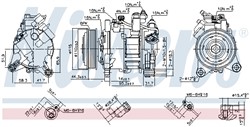 NISSENS Kompressor, kliimaseade NIS 890397_7