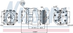 NISSENS Kompressor, kliimaseade NIS 89061_8