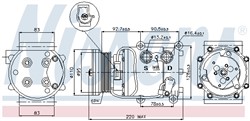 NISSENS Kompressor, kliimaseade NIS 89071_4