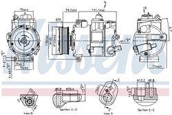 Compressor, air conditioning NIS 890773