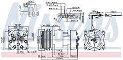 Kompressor, kliimaseade NIS 899927_8