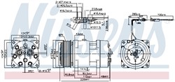 Kompresors, Gaisa kond. sistēma NISSENS NIS 899928_8