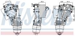 Oil radiator (with oil filter housing) fits: BMW 1 (F40), 2 (F45), 2 GRAN COUPE (F44), 2 GRAN TOURER (F46), 2 GRAN TOURER VAN (F46), X1 (F48), X2 (F39); MINI (F55), (F56), (F57) 1.2-2.0D 09.13-_0