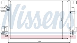 Kondensators, Gaisa kond. sistēma NISSENS NIS 940029_1